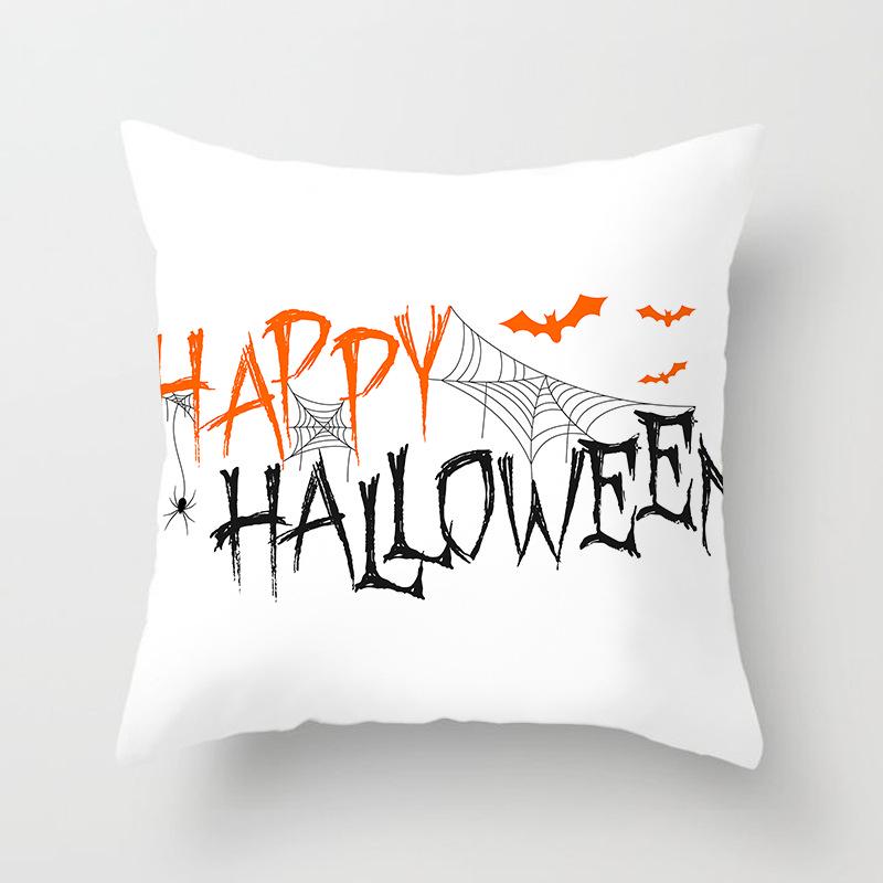 Halloween Pillowcase  Cartoon Devil Pumpkin    Decorative