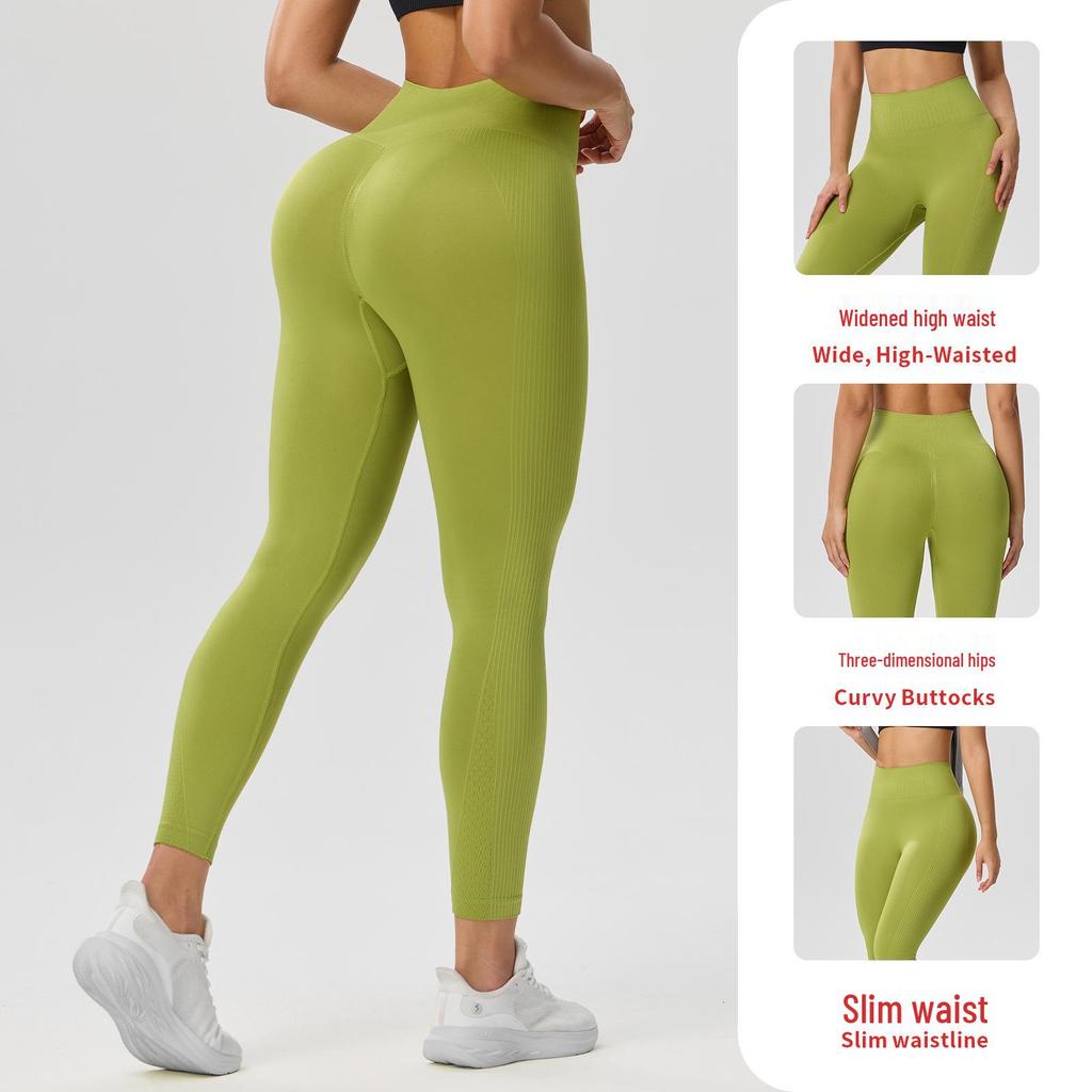 Plus Size High-Waisted Butt-Lifting Women's Yoga Pants - Tight-Fit, Naked Feeling, High Stretch