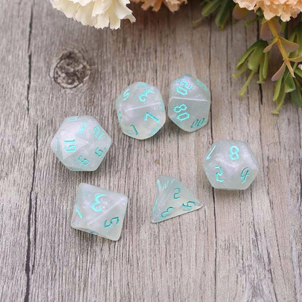 Number Family Party Resin Entertainment Playing Games Game Dice Dice Game Toys Polyhedral Dices