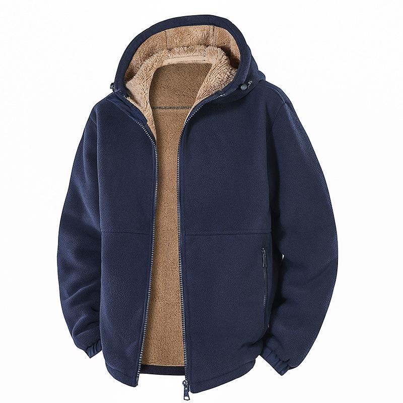 Men's Fleece Hoodie Jacket for Fall/Winter
