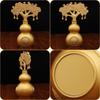 Fortune Money Tree: Metal Gourd Ornament for Wealth and Blessings