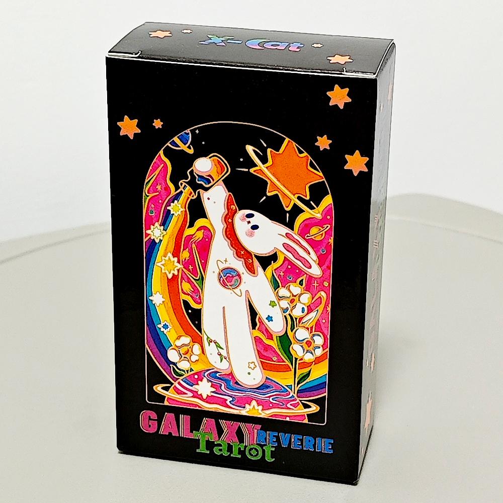 10.3*6cm Galaxy Reverie Tarot Deck 78 Cute Rabbit-themed Tarot Cards Based On Rider System