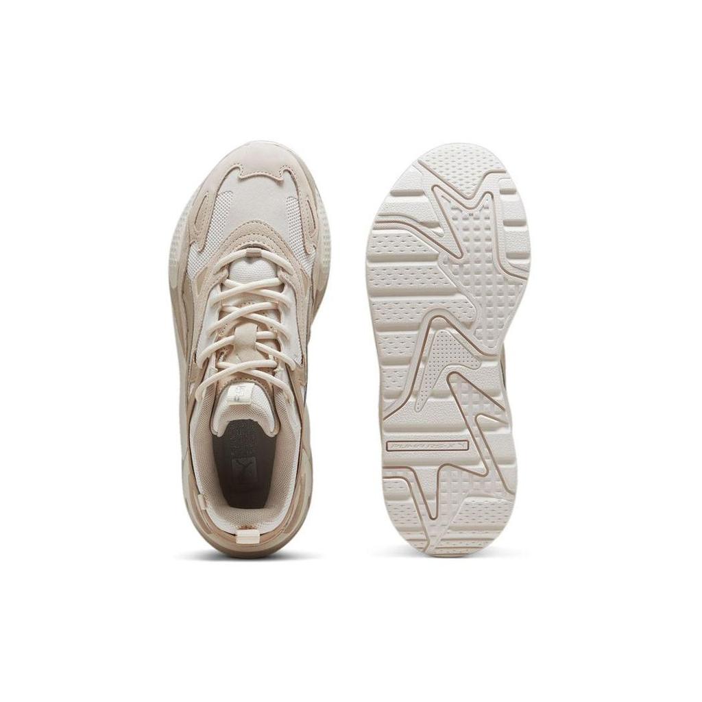 Puma Rs-X Pu Fabric Synthetic Leather Mesh Retro Versatile Shock Absorbing Durable Low-Top Lifestyle Casual Shoes Unisex Sneaker Off-White 390776-34