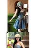 Age-Defying Slim-Fit Denim Strap Dress - Plus Size Summer Skirt