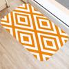 Fashion Orange Geometric Pattern Entrance Door Mat Bathroom Kitchen Anti-Slip Floor  Indoor Room Home Decor Non-Slip Rug