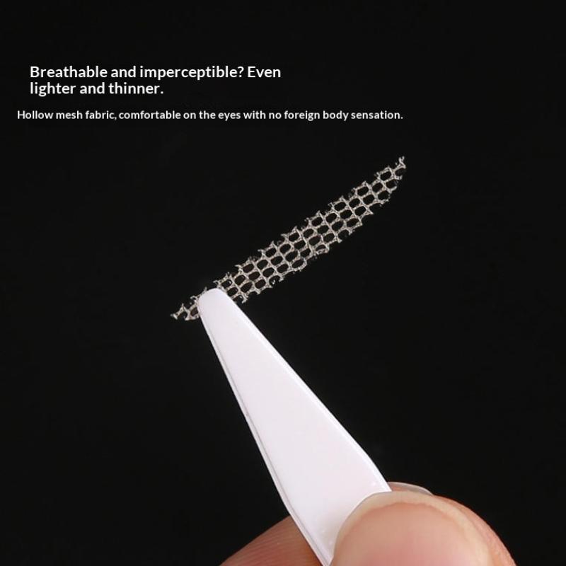 300 Patches Waterproof Invisible Lace Eyelid Sticker S/L Fold Double Eyelid Tape Glue Free Mesh Type Eye Lift Strips Women