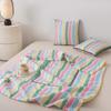 Muji Skin-Friendly Rainbow Cotton Pillow Blanket