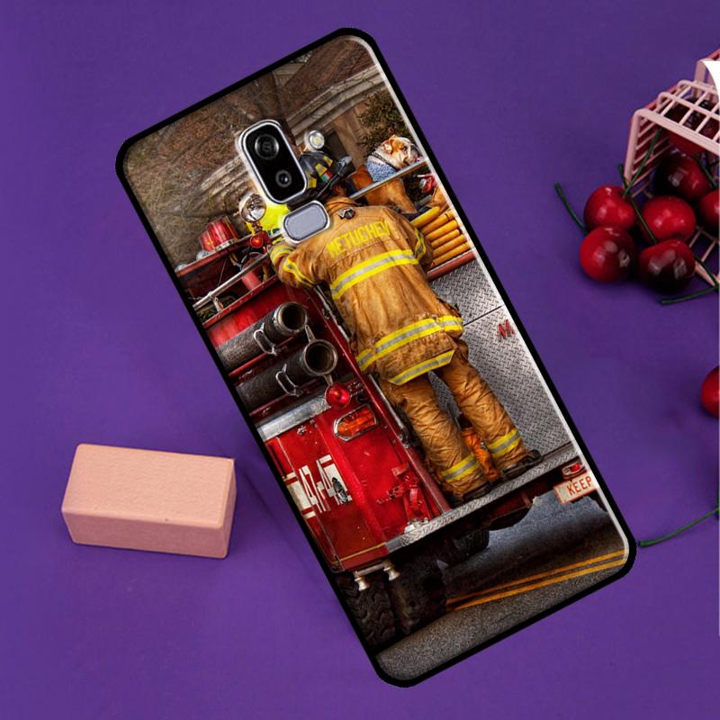 Firefighter Fire Fireman For Samsung Galaxy M06 M31 M11 M13 M53 M12 M32 M52 M35 M55 M15 M14 M34 M54 M16 M36 M56 Case