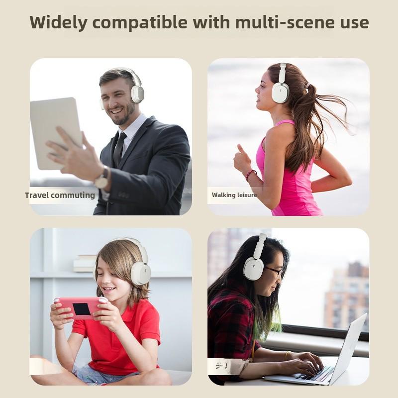 SY-T2 Noise-Cancelling Wireless Bluetooth Gaming Headset - Stylish, Portable, HIFI Sound