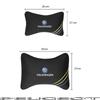 Car Headrest Cover Auto Seat Cover Head Neck Rest Pillow For VW GTI Polo Golf MK6MK7 Passat Atlas Jetta Tiguan Arteon CC Hub Cap