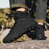 Hiking Shoes Me Outdoor Anti-slip Lace-upThick-soled Durable Ankle Boots Men Casual Comfortable Breathable High-top Boots Men