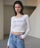 Nigaennikol Nicole Cutting Line Crop Tee_White