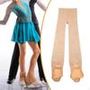 Eiskunstlauf Strumpfhosen Schlittschuh Lined mit Fleece Weich Verdickt Leggings über Die Stiefel für Bühne