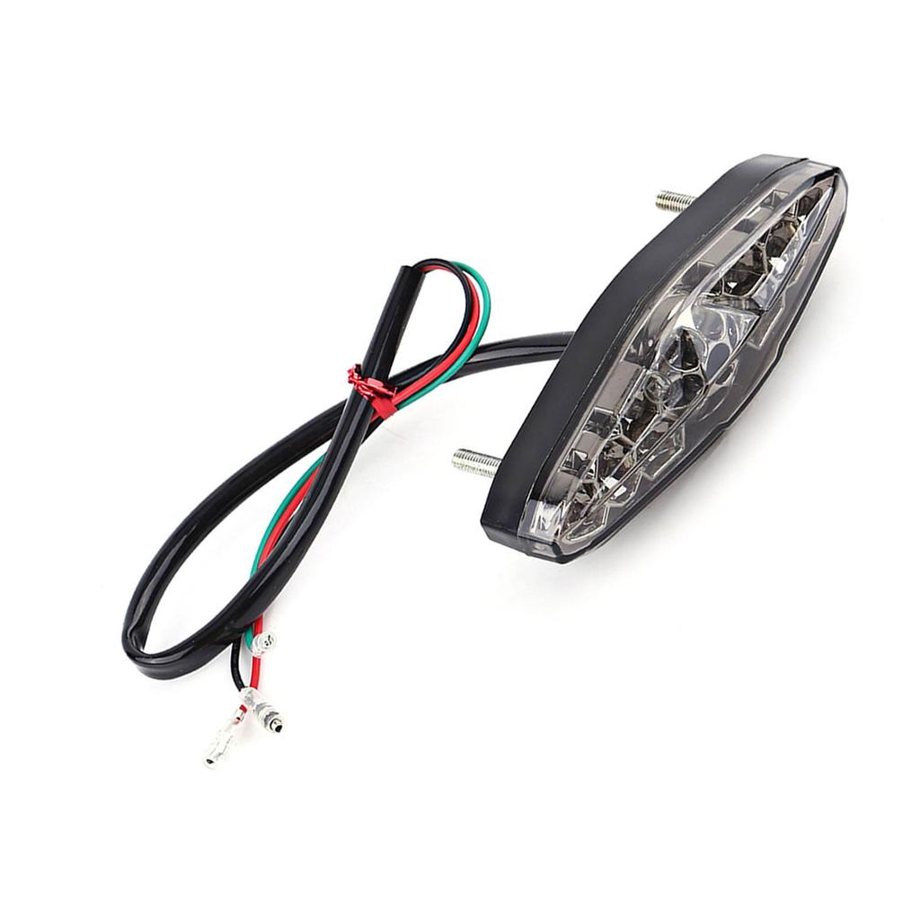 12V 15 LED Motorcycle Brake Stop Running Tail Light Rear Light ATV Dirt Bike Universal Smoke