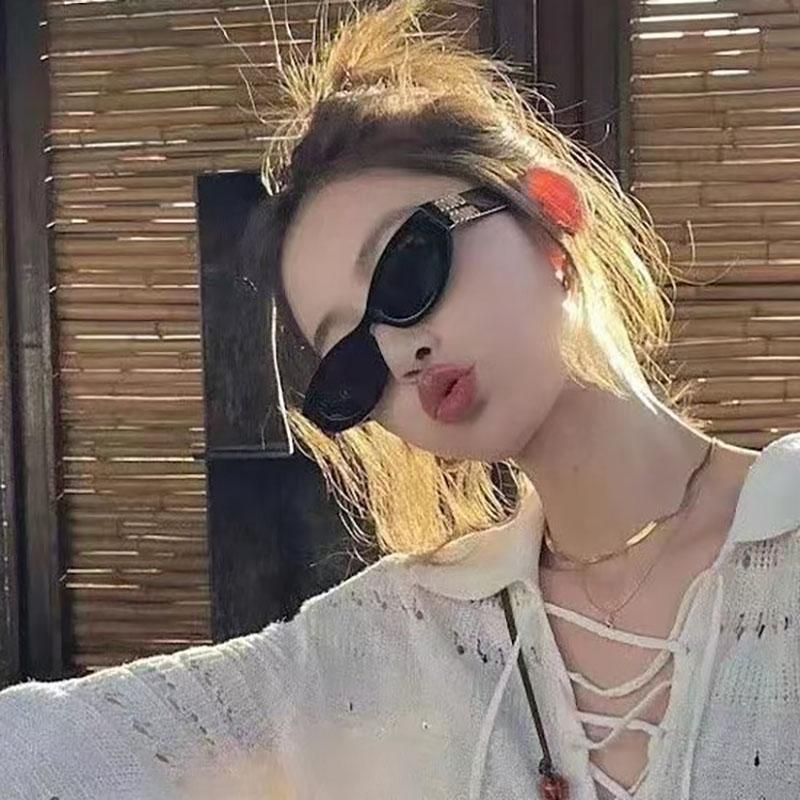 Dote Women's European American Style Cat Eye Sunglasses Anti Reflective Uv Protection Outdoor Glasses For Men