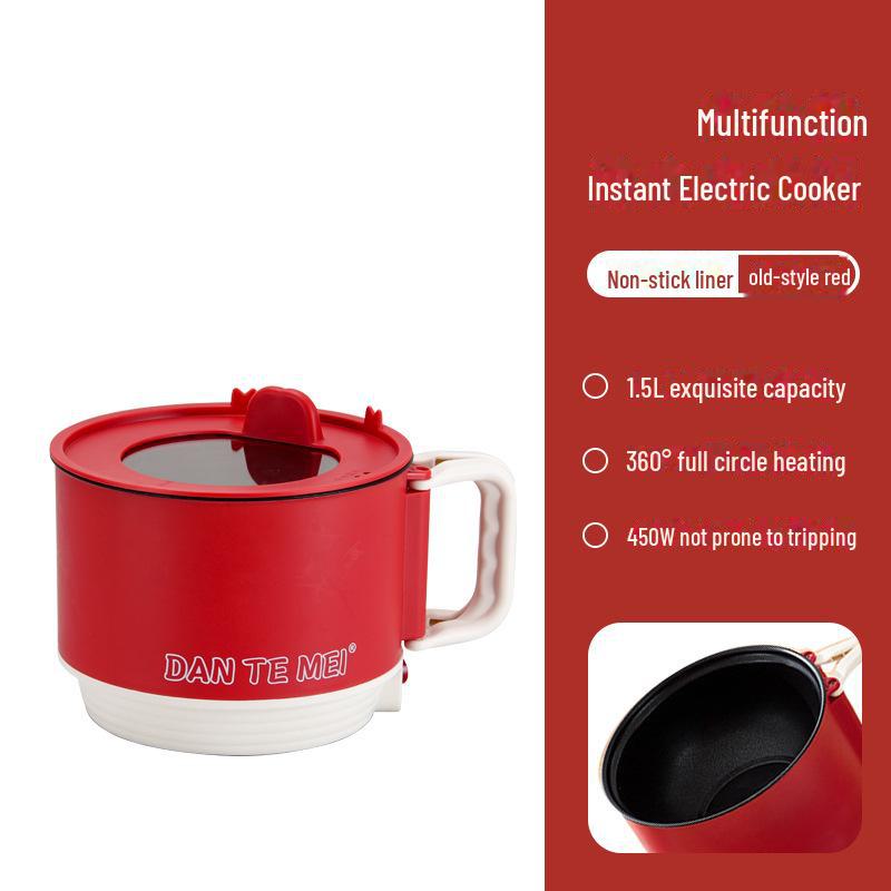 "Multifunctional Electric Cooker for Dorms & Students – Portable Instant Noodle Pot"