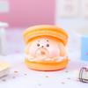 2Pcs Macaron Burger Blows Bubbles Office Stress Relief Ornaments Creative Cartoon Pinch Toys Children'S Decompression Toys Gifts