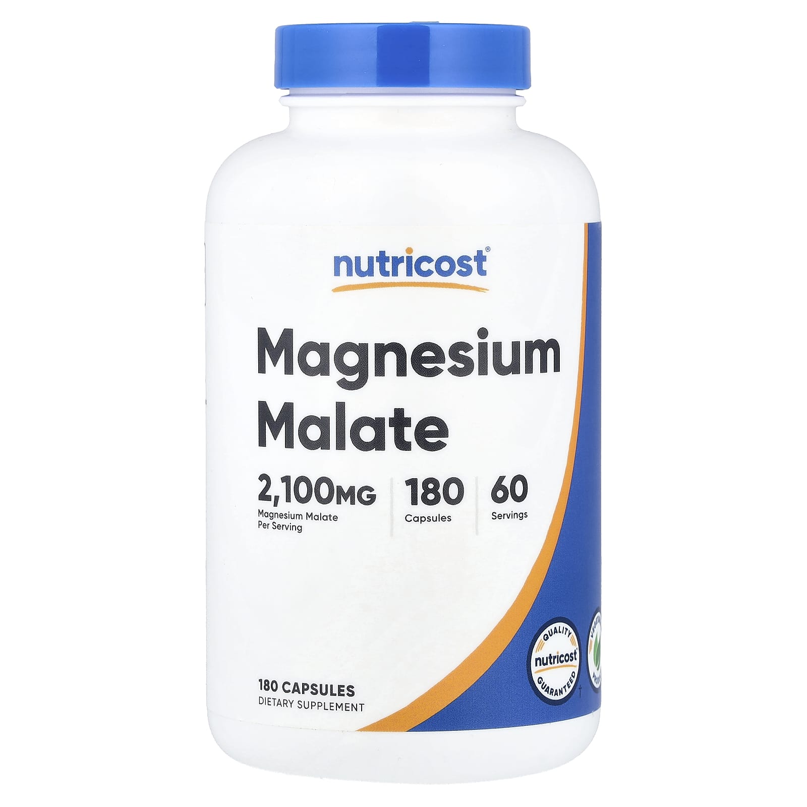 

Magnesium Malate, 180 Capsules (700Mg per Capsule)