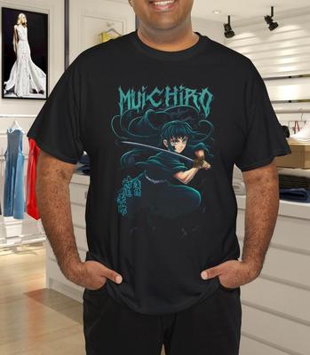 Muichiro Tokito Mist Hashira Sword Style Dark Anime Art T-Shirt