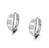 Golden Little Sun Octagram Ear Buckle Women'S French Retro Gold-Plated Earrings With Diamonds Fashion Earrings