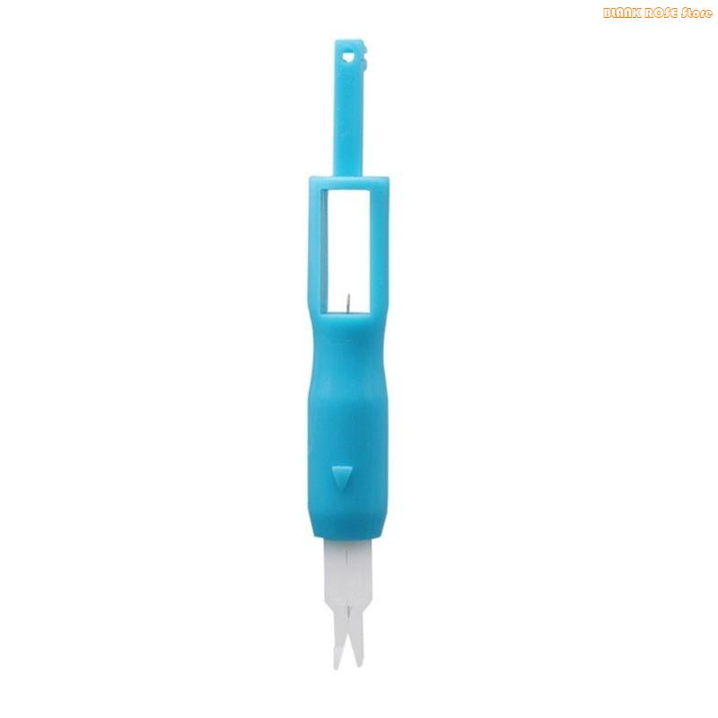 

K1AE Automatic Threader, Needle Threader Tool for Sewing Machine синий