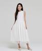 LEVHEARTED Layered See-Through Dress - White
