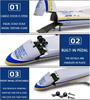 42CM Antonov AN-225 Mriya Transport 1/200 Scale Model Aircraft Resin Airplane Replica for Enthusiast Collection Souvenir