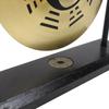 Mini Schreibtisch Gong Tisch Windspiel Schlaginstrumente mit Klöppel für Heimdekoration Einweihungsgeschenk - Taiji Symbol Chinesische Klatschkarte