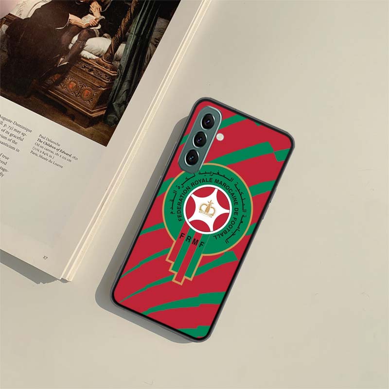 Morocco Flag Phone Case For Samsung Galaxy A54 A34 A24 A14 A04 A04S A12 A22 A32 A52S A72 A53 A33 A23 A13 4G A73 A42 5G Cover