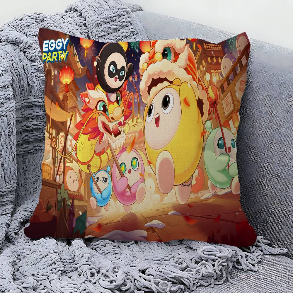 Eggy party pillow cover sofa cushion cover home room decoration children gift
