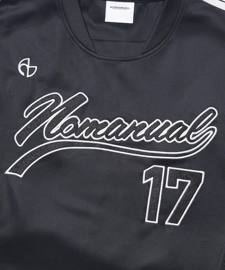 Nomaenyueol Sweep Baseball Jersey - Charcoal