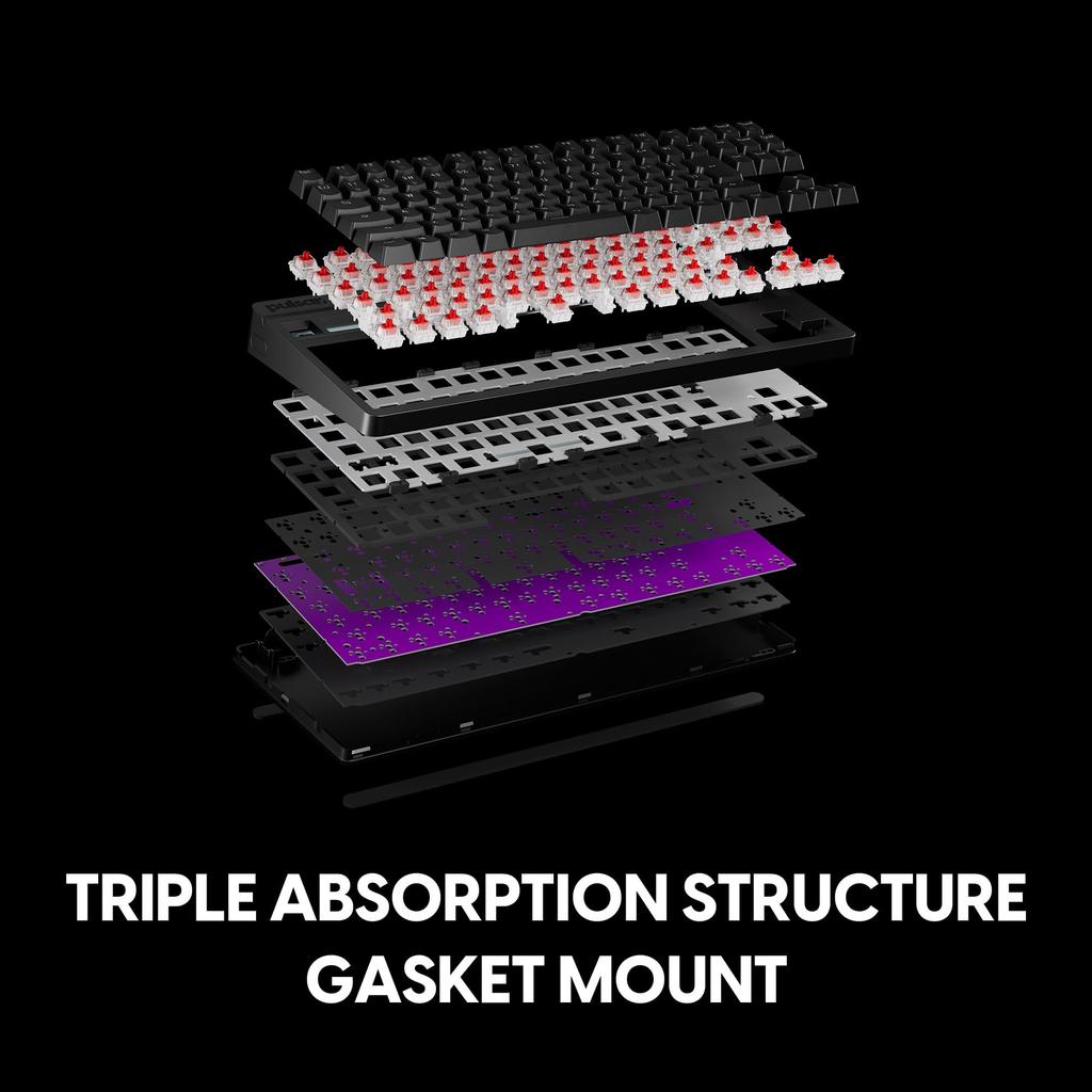 Pulsar Gaming Gears XBOARD MS Gaming Keyboard JIS Japanese Layout 92 Keys CHERRY MX2A Switch 8K Polling Rate []