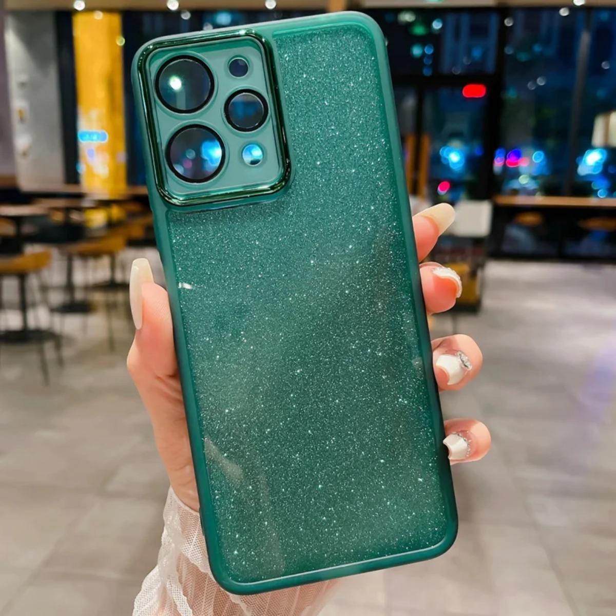 

Блестящий чехол для телефона Tecno CAMON 30S Pro 30 Pro 5G 30 4G POVA 6 NEO POP 9 4G Electroplate Camera Ring Bumper Противоударный чехол POVA 6 Pro 5G зелёный