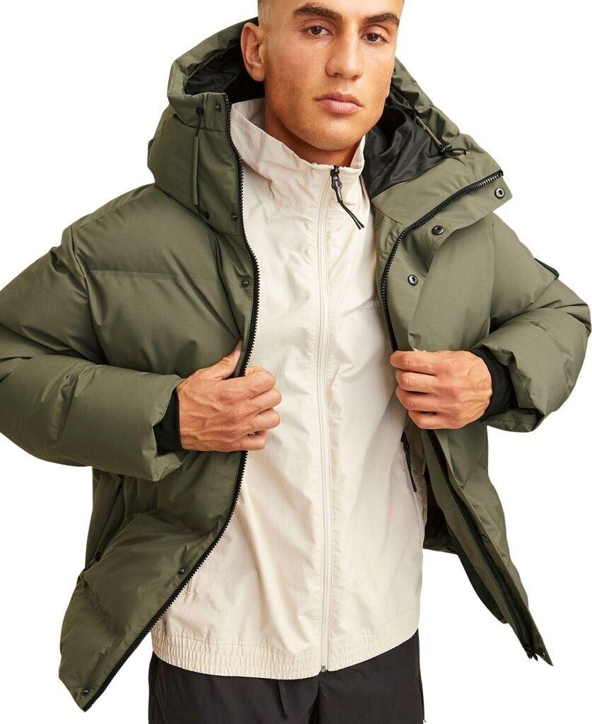 Зимняя куртка Jack & Jones Jcoalpha Puffer Sn (12261971) пыльно-оливковая