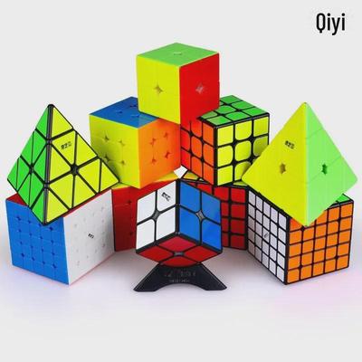Qiyi M Magnetic 2x2, 3x3, 4x4, 5x5 Pyramid Magnetic Positioning Educational Toy.