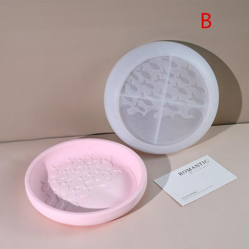 DIY forma na kapací lepidlo Vzor vody Rybí úložný podnos Forma na šperky v oceánském stylu