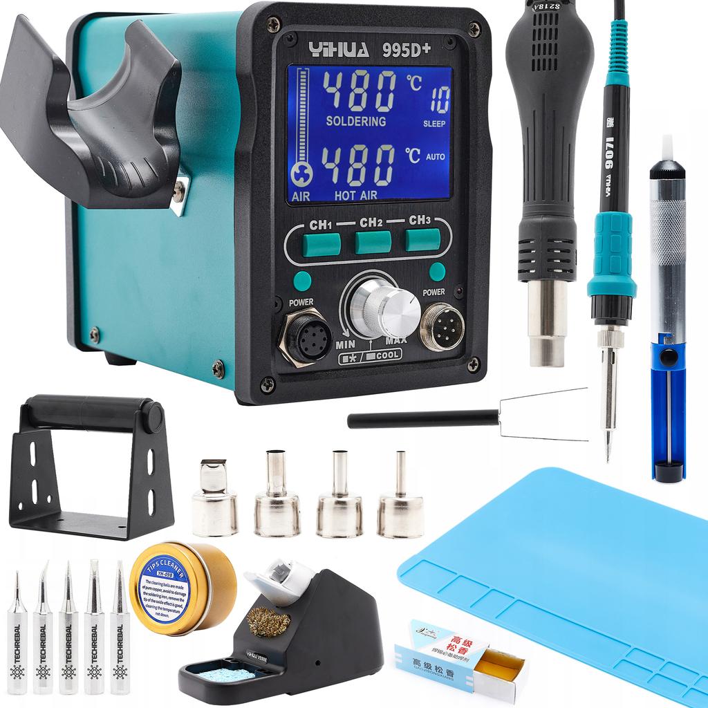 Stacja Lutownicza Yihua 995D+ +Kit25
