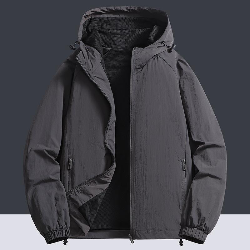 

Худи Весна и Осень Новая Мужская Куртка Одежда Свободный Корейский Стиль Повседневная Куртка для Среднего и Пожилого Возраста Мужская Куртка 5XL