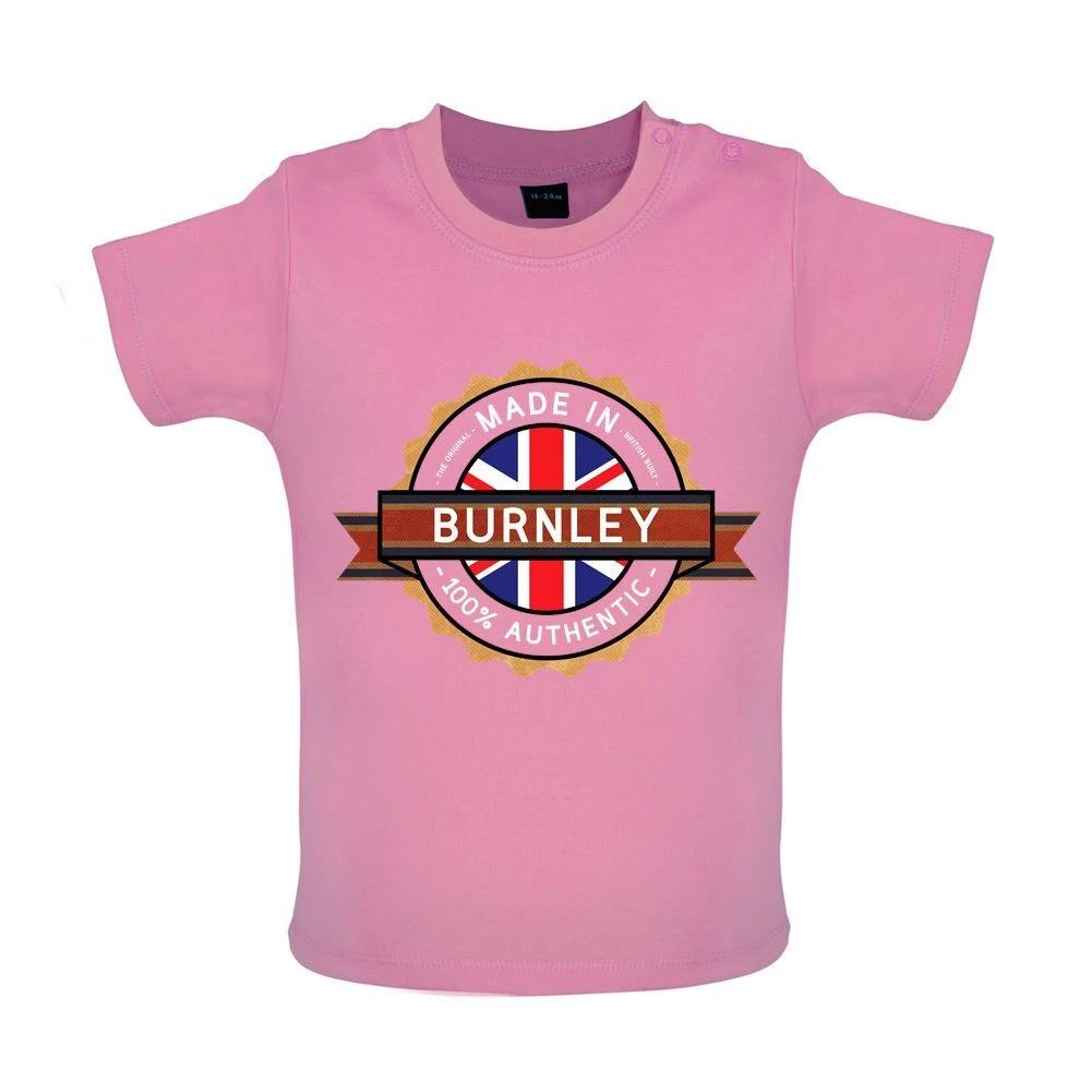 

Made In Burnley - Baby Kids Boys Girls Unisex T-Shirt / Babygrow - Town City Village Born Love Live 160