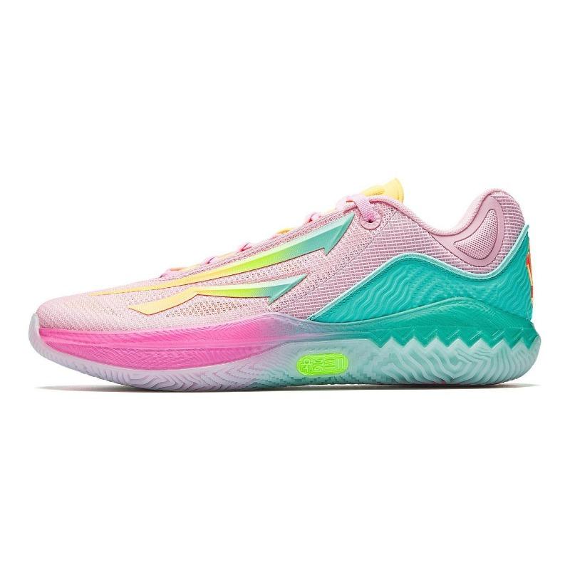 Anta Men KAI SPEED 2 Summer Basketball Shoes Pink Clear Cyan 912621114-1 40