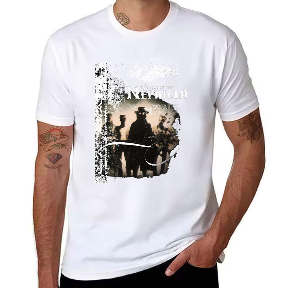 Unisexs Cotton TShirt Fields of the Nephilim Vintage Gothic Rock Band Graphic Tee