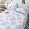 Three-Piece Winter Bed Set: 1.5m Washed Cotton Quilt, Pillowcase, Cover