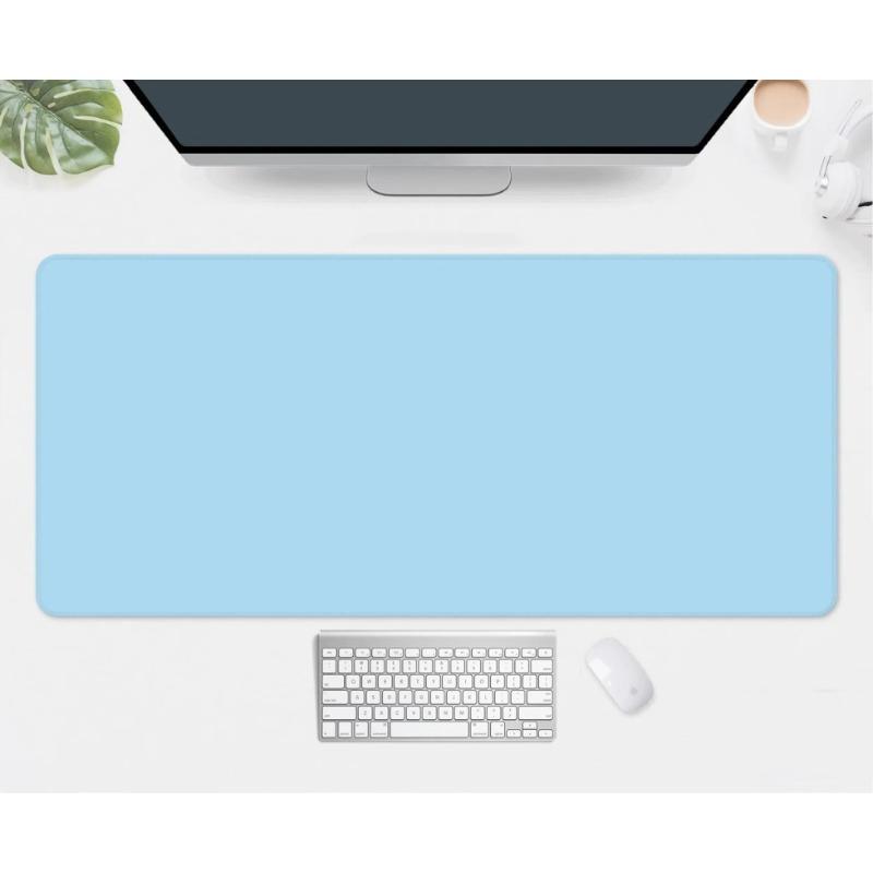 White Large Mouse Pad Carpet Simple Mat Laptop Pc Gaming Office Cushion Deskmat Xxl Big Computer Table Keyboard Mausepad Carpet