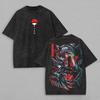 Itachi Uchiha T Shirt Naruto Crow Vintage Acid Wash Streetwear Comfortable Retro Anime Graphic Men Tees Top Clothing 2026 Summer