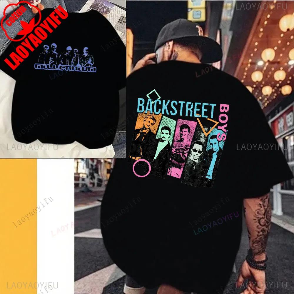 

Fashion Backstreet Boys Millennium Tour 2025 Music Unisex Tops Vintage T Shirt Men Women Trend Y2k Short Sleeve T-shirts#Color(1) XXXXXL