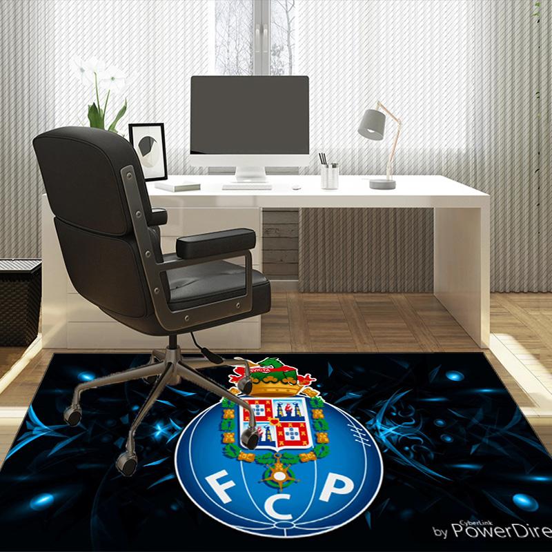 Fc Porto Crest Design Carpet, Chair Rug,Rug for Office Bedroom living rooms, Doormat decor Fan Gift Christmas Gift