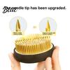 Floral Stem Organizer with Fixing for Stainless Arrangement Flower Frog Steel Pins Tool Rubber Base Arranging Ikebana Moribana Vases