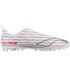 Li Ning MG Multi Ground Artificial Turf TPU Cushioning Slip Resistant Soccer Shoes Unisex White Red YSFU043-4