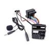 Compatible with Benz Car Audio: CD & Bluetooth Music Lossless Plug-and-Play with MIC Wiring Harness, AUX-in 20 30/50A