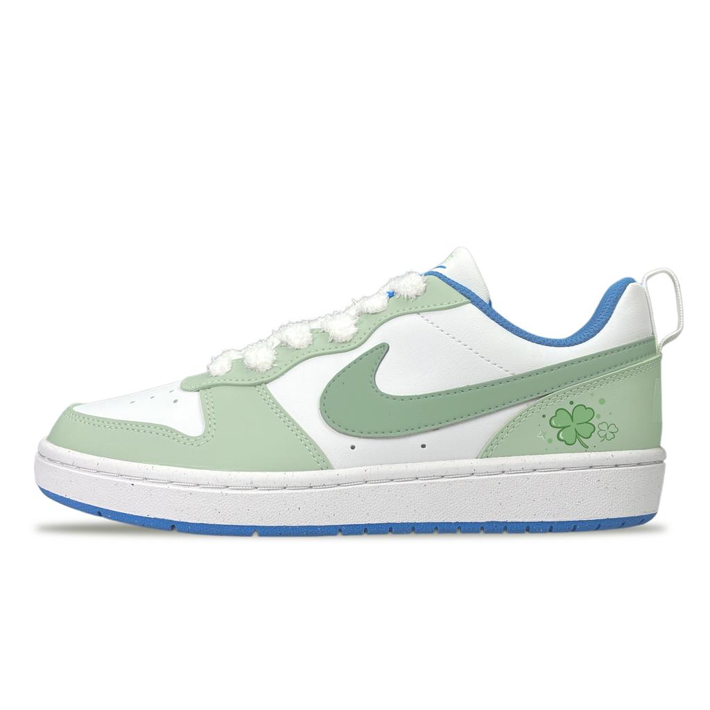 Nike Court Borough YDCC Early Spring Milk Green Abrasion Resistant Slip Resistant Low top Skateboard Shoes Unisex DV5456-005(Team501-)